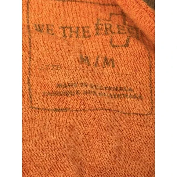 We The Free Dream Wrap Crop Top Blood Orange Wmn's Size M Open Back Sleeveless - Picture 9 of 10